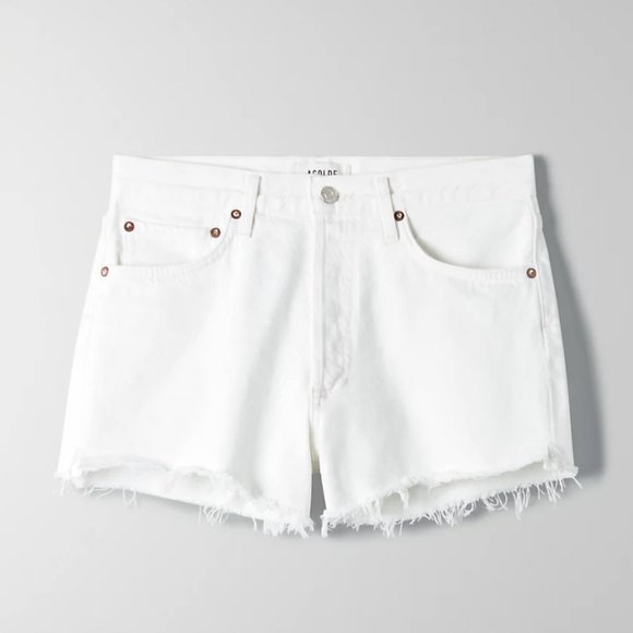 White Denim Women Shorts - Picture 1 of 6
